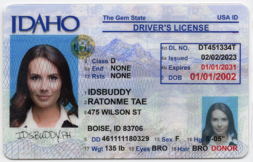 Idaho Fake ID