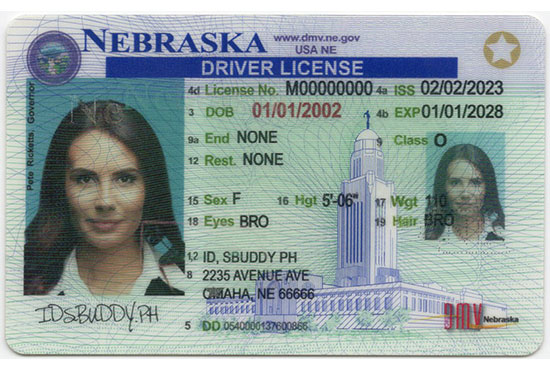 Nebraska Fake ID