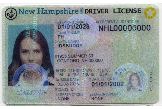 New Hampshire Fake ID