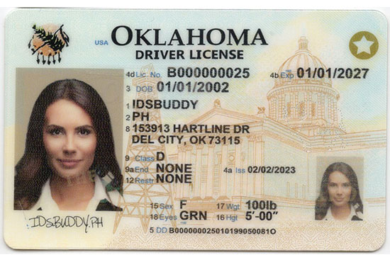 Oklahama Fake ID