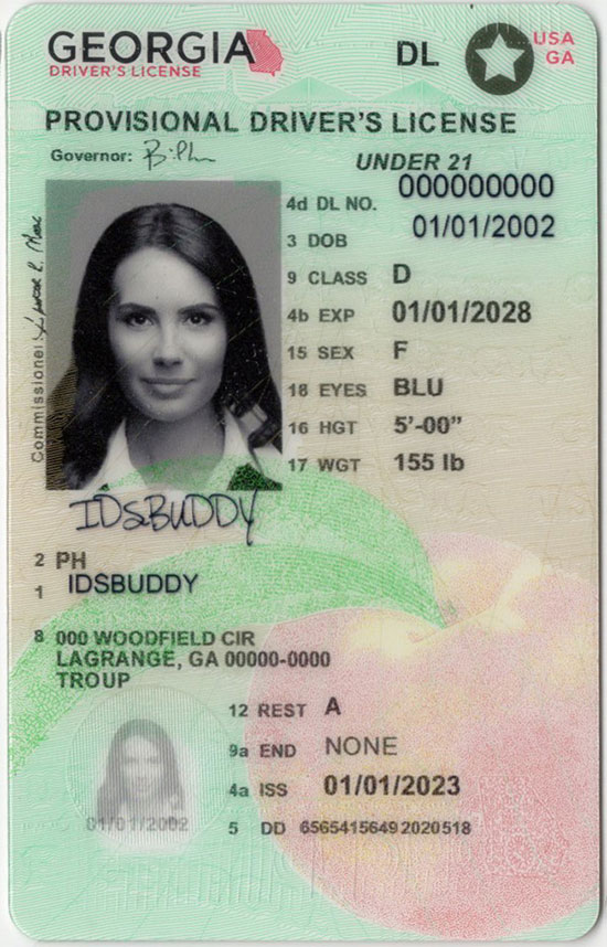 Georgia(U21) Fake ID